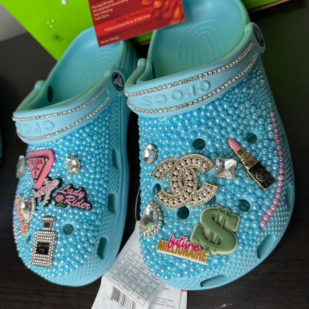 Material Girl Crocs